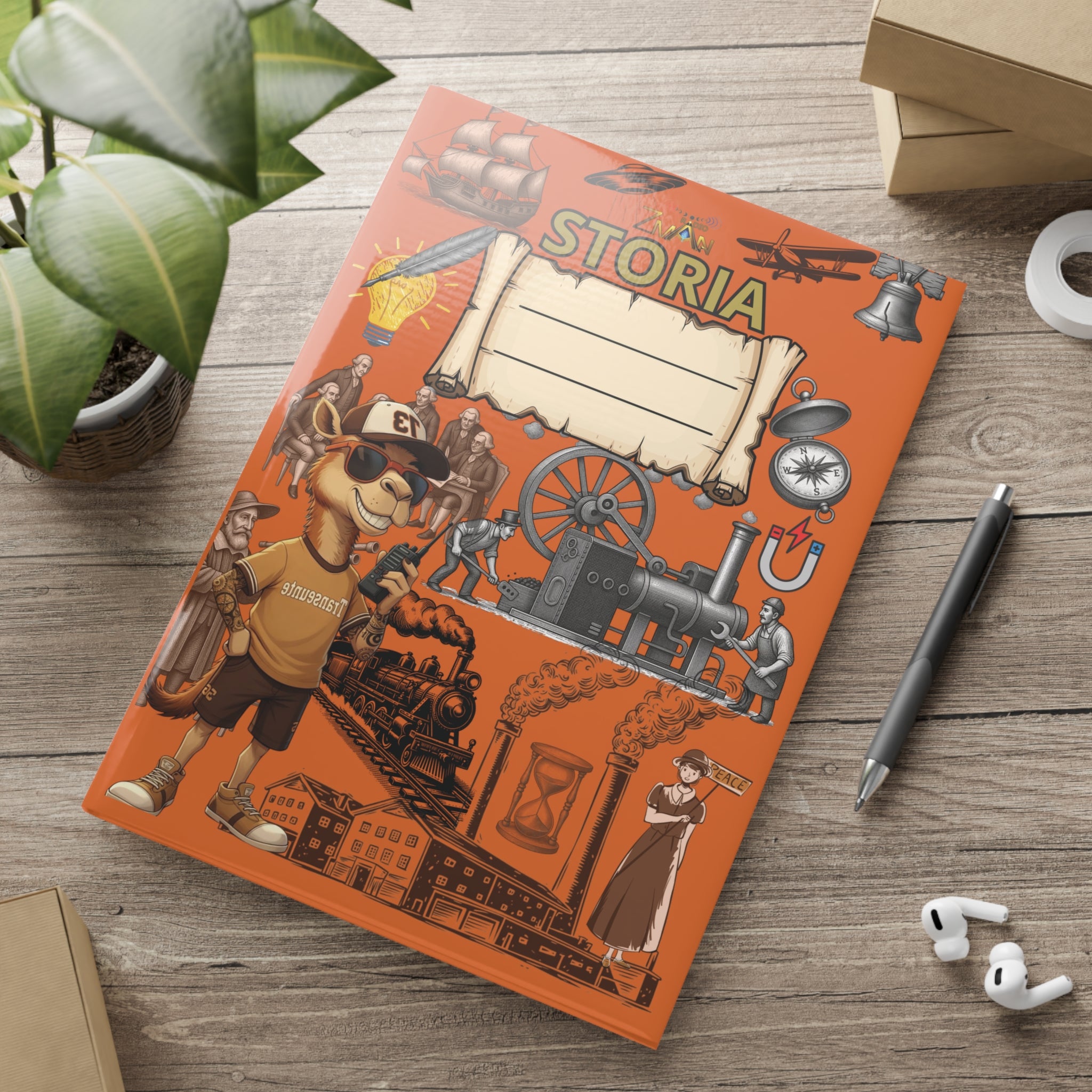 Quaderno A4 a righe -- Materia: Storia