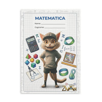 Quaderno A4 - A Quadretti 5mm - Matematica