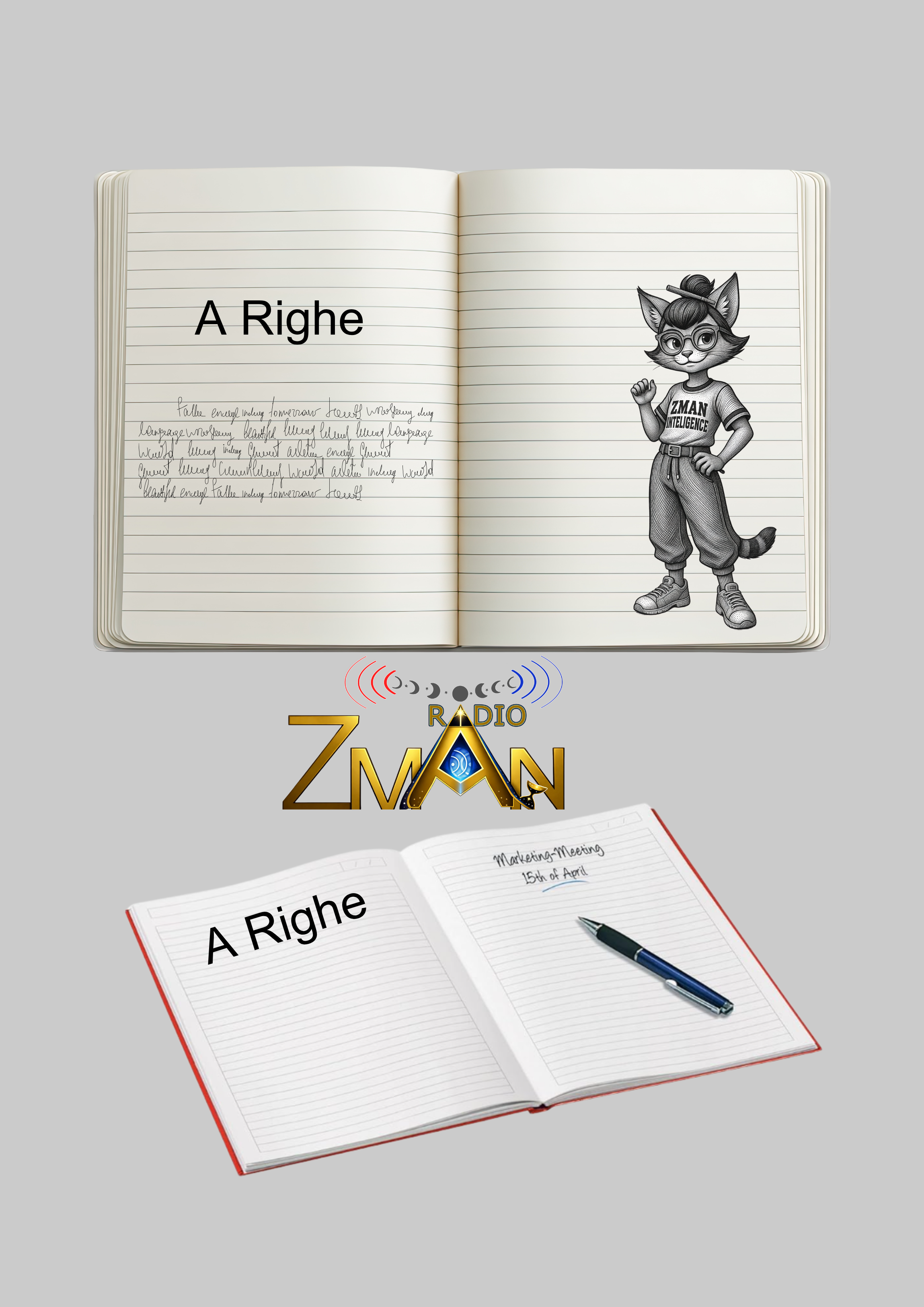 Quaderno A4 : a righe - Materia : Italiano