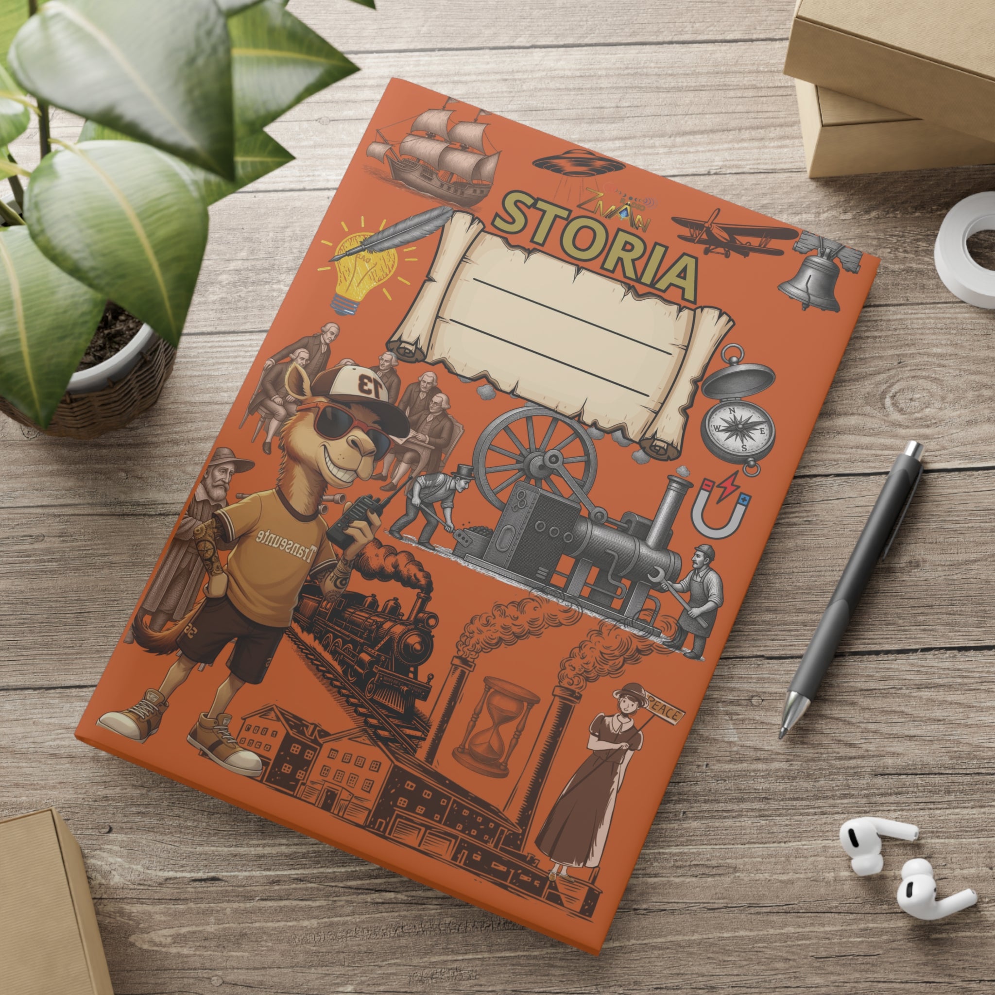 Quaderno A4 a righe -- Materia: Storia