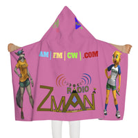 Youth Hooded Towel - Poncho Girls Zman