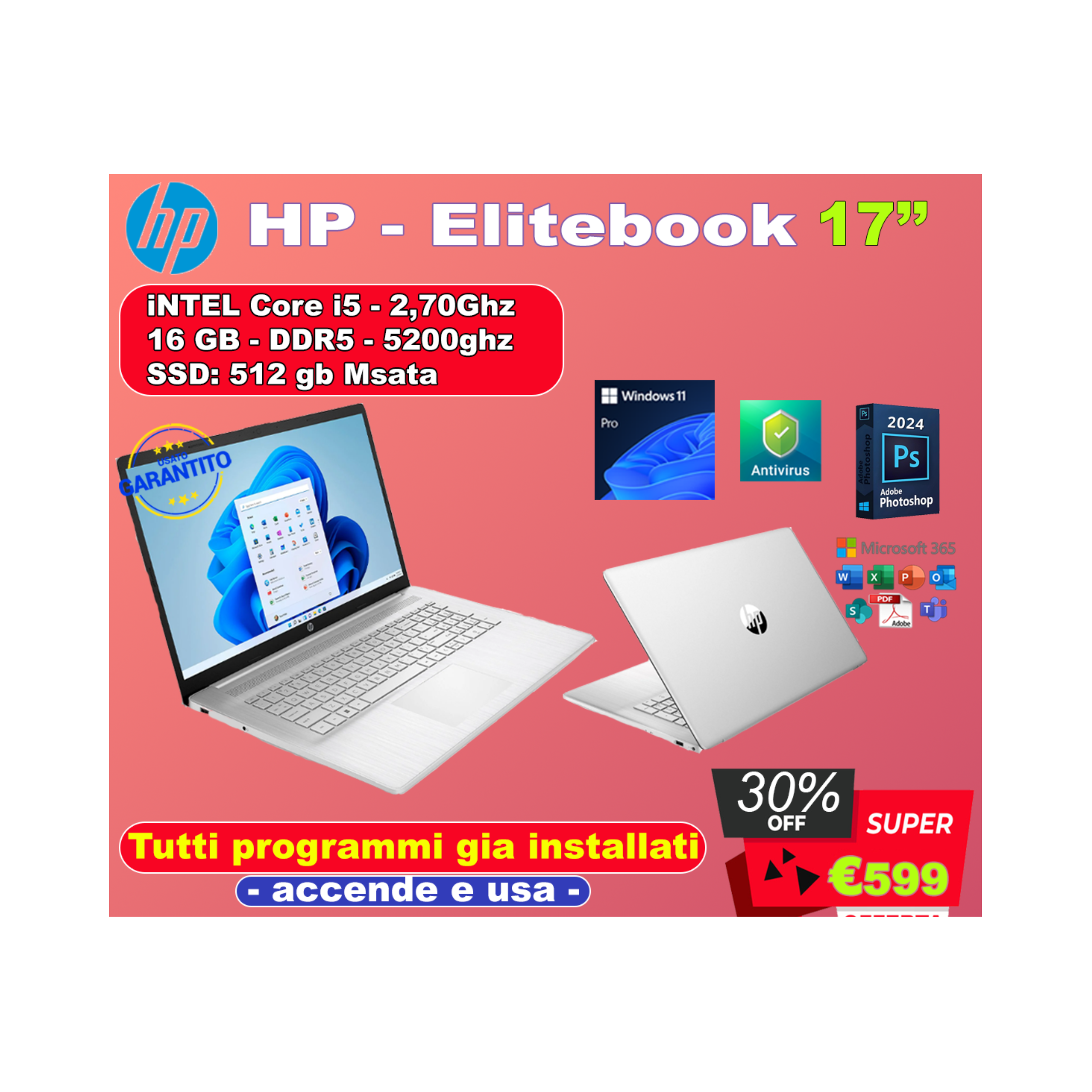Notebook Hp 470 G8 da 17''