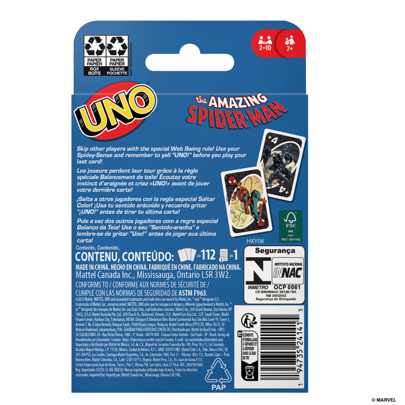 UNO -  Spider-man Edition