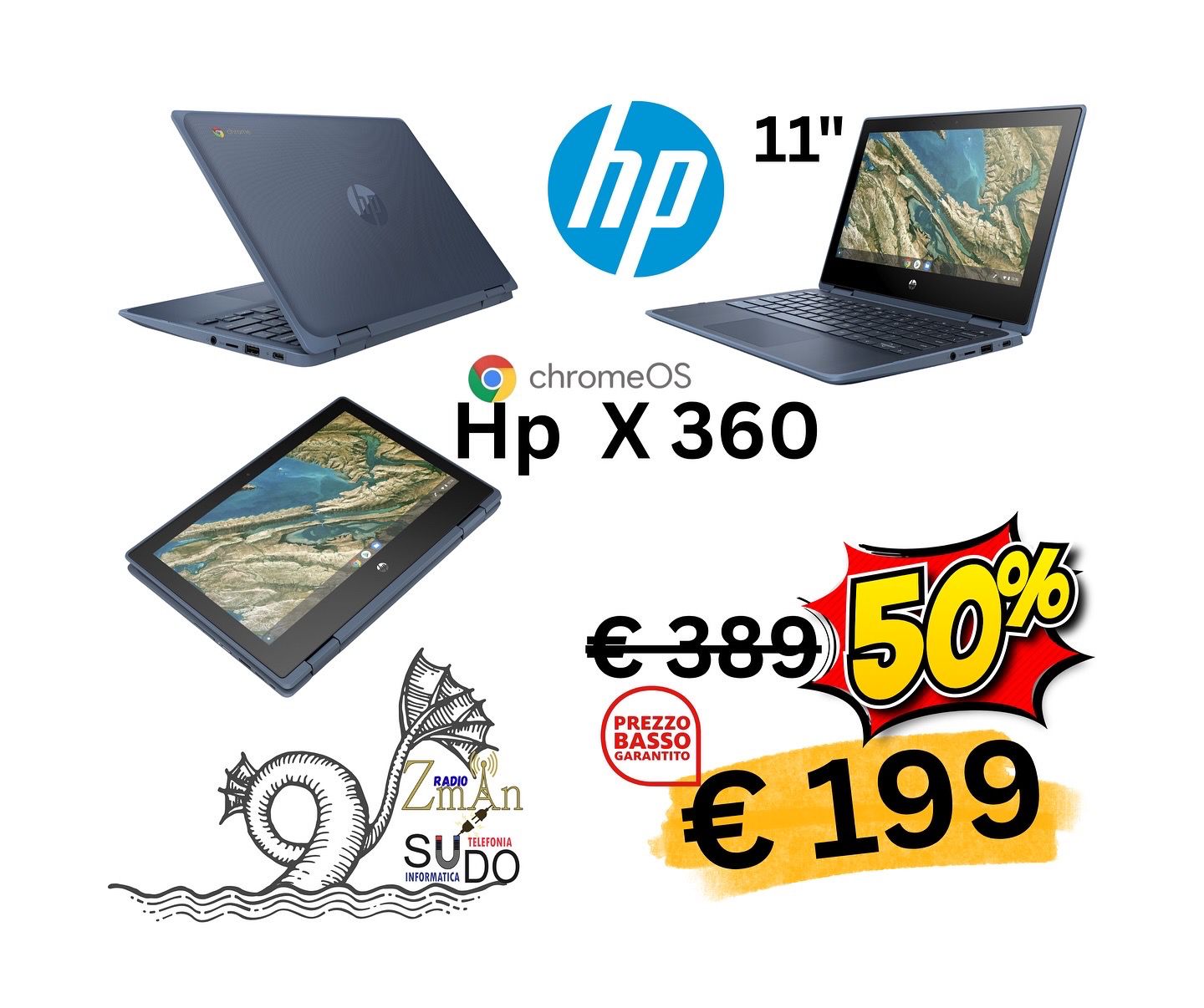 Hp - X360 - Chromebook